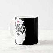 Murse Funny Male Nurse Gift Coffee Mok RN LPN (Voorkant links)