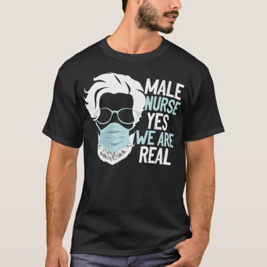 Murse Funny Murse Male Nurse Man (2) gezondheid T-shirt (Voorkant)