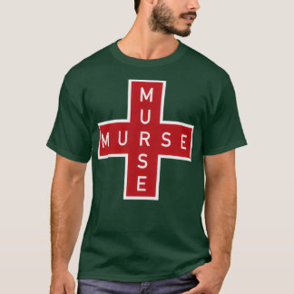 Murse Male Nurse Red Cross T-shirt