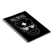 Murse Nurse Man Funny Tshirtcadeau voor mannelijke Notitieboek (Rechterzijde)