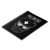 Murse Nurse Man Funny Tshirtcadeau voor mannelijke Notitieboek (Linkerzijde)