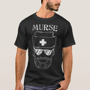Murse Nurse Man Funny Tshirtcadeau voor mannelijke T-shirt