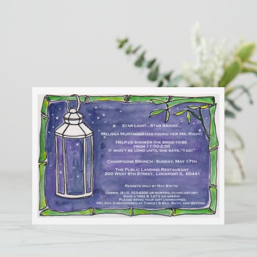 Murtaugh Champagne Brunch Kaart (Staand voorkant)