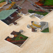 Murudeshwar Arabian zee Karnataka Gopuram Konkan. Legpuzzel (Zijkant)