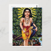 Muruga, Hindoeïstische godheid, Palani muruga Briefkaart (Voorkant / Achterkant)