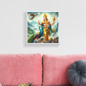 Murugan Canvas Afdruk (Insitu (Woonkamer))