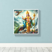 Murugan Canvas Afdruk (Insitu (Houten vloer))