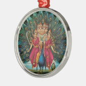 Murugan Kartikeyan Skanda Subrahmanyan Hindu Deity Metalen Ornament (Links)