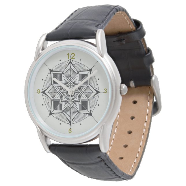 Murugi Accessoires TribalUnity Mannen Horloge (Gekanteld)
