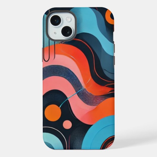Murugi Accessoires Vivid Flow iPhone Hoesje (Achterkant)