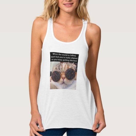 Murugi Draag Dames Bella+Canvas Flowy Racerback Tanktop (Voorkant)