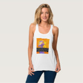 Murugi Draag Dames Bella+Canvas Flowy Racerback Tanktop (Volledige Voorkant)