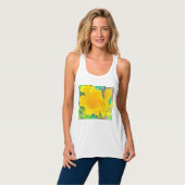Murugi Draag Dames Bella+Canvas Flowy Racerback Tanktop (Volledige Voorkant)