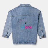 Murugi Draag Fade & Flare Vrouwen Denim Jacket (Achterkant)