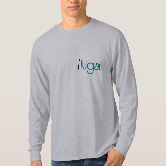 Murugi Draag Ikigai Basic T-shirt met lange mouwen (Voorkant)