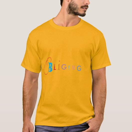 Murugi Draag Oblinging Design Mannen Basic T-shirt (Voorkant)
