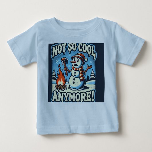 Murugi Draag Sneeuwman Christmas Baby Fine Jersey (Voorkant)