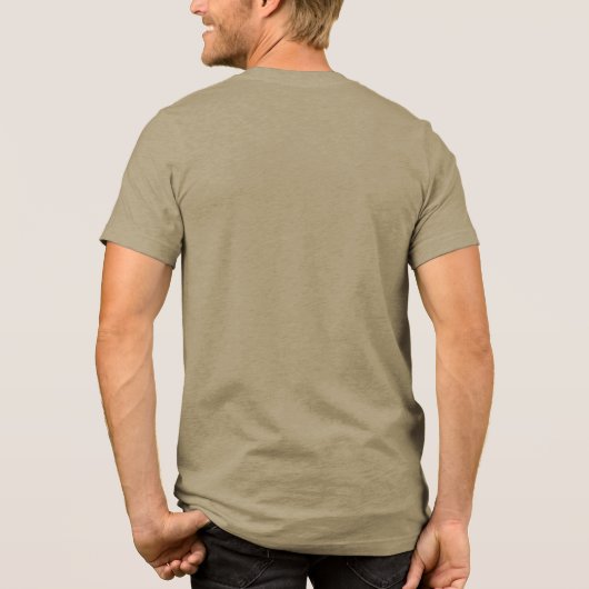 Murugi Draag Temperance Bella+Canvas Tri-Blend Shirt (Achterkant)