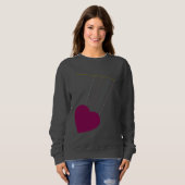 Murugi Draag tethered hart vrouwen sweatshirt (Voorkant volledig)