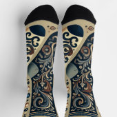 Murugi Draag tijdloze Whimsy Sustainable Premium Sokken (Top)