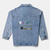 Murugi Draag Wisdom Weave Women's Denim Jacket (Achterkant)