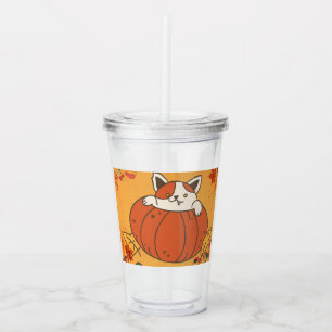 Murugi Drinkware Collectie PumkinPaws Acryl Drinkbeker