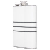 Murugi Drinkware Graphiteveil Vinyl verpakte fles Heupfles (Links)