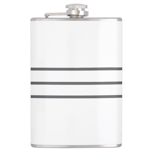 Murugi Drinkware Graphiteveil Vinyl verpakte fles Heupfles (Voorkant)