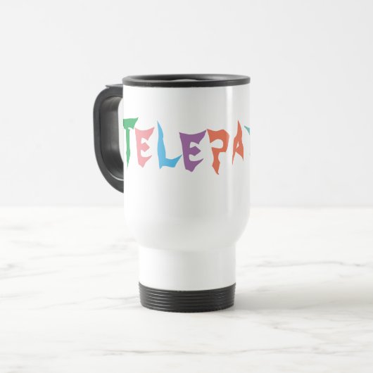 Murugi Drinkware Telepathie Reizen/pendelaar Mok (Voorkant links)
