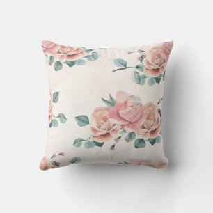 Murugi Luxe Beddengoed Bloemenkussen Kussen