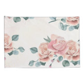 Murugi Luxe Beddengoed Floral Standaard Kussenslop Kussensloop (Achterkant-Rechts)