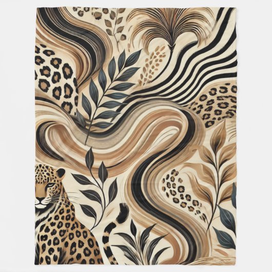 Murugi Luxe Beddingen Savanna Luxe Fleece Deken, Deken (Voorkant)