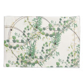 Murugi Luxe Beddings Golden Grove Paar Kussensloop (Achterkant-Links)