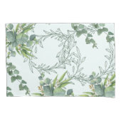 Murugi Luxe Beddings Verdant Harmony Paar van Kussensloop (Voorkant-Links)