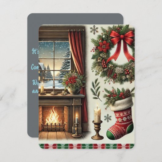 Murugi Moments Kerstuitnodigingen Kaarten (Voorkant / Achterkant)