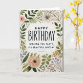 Murugi Moments Verjaardagen Kaarten (Gele Bloem)