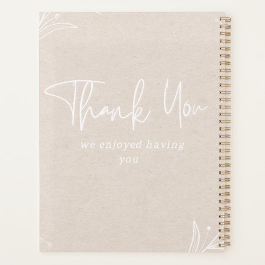 Murugi Stationery Co. 2026 Sof-tplanner Planner (Achterkant)