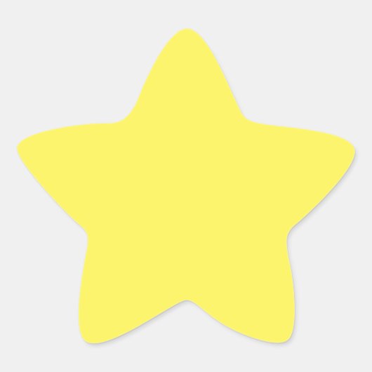 Murugi Stationery Co. Gele grote ster Stickers (Voorkant)