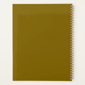 Murugi Stationery Co. Minimalistische hardplanner Planner (Achterkant)