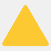 Murugi Stationery Co. Yellow Triangle Sticker (Voorkant)