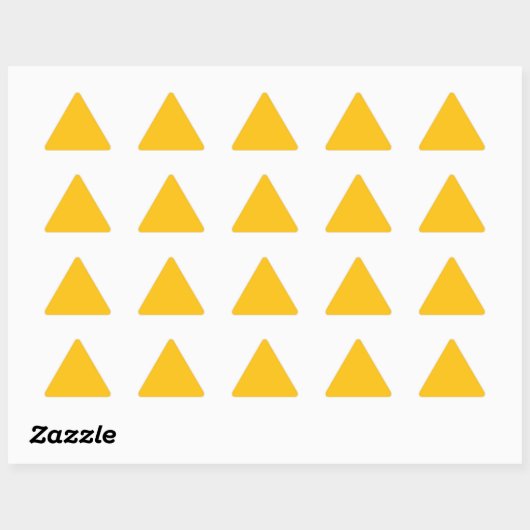 Murugi Stationery Co. Yellow Triangle Sticker (Vel)