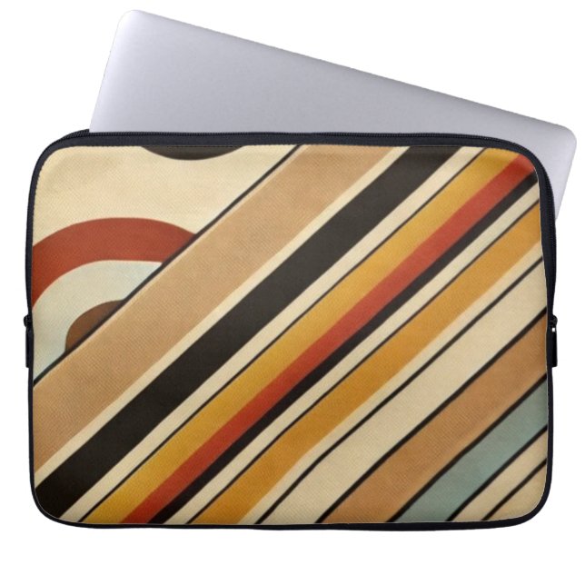 Murugi Tech Accessoires Serene Lines Laptop Sleeve (Voorkant)