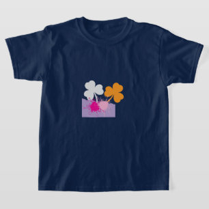 Murugi Wear Geschilderd Geluk Meisjes T-shirt