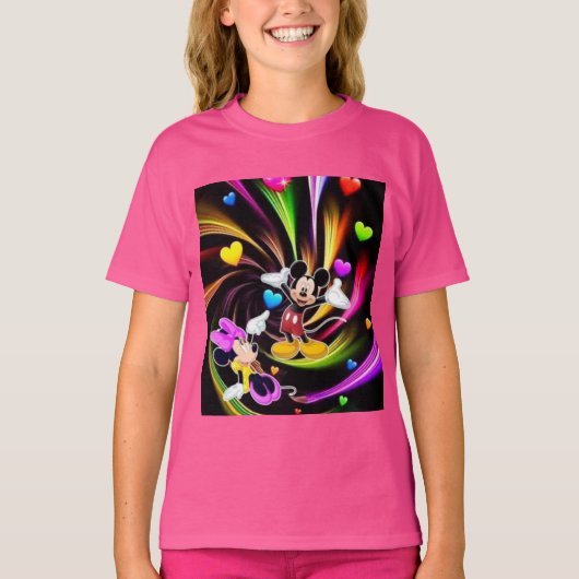 Murugi Wear Meisjes Basic T-Shirt (Voorkant)