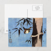 Mus en Bamboe, Ando Hiroshige Briefkaart (Voorkant / Achterkant)