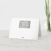 Mus van de Vogel van Kerstmis de Dierlijke op een Feestdagen Kaart (Achterkant)