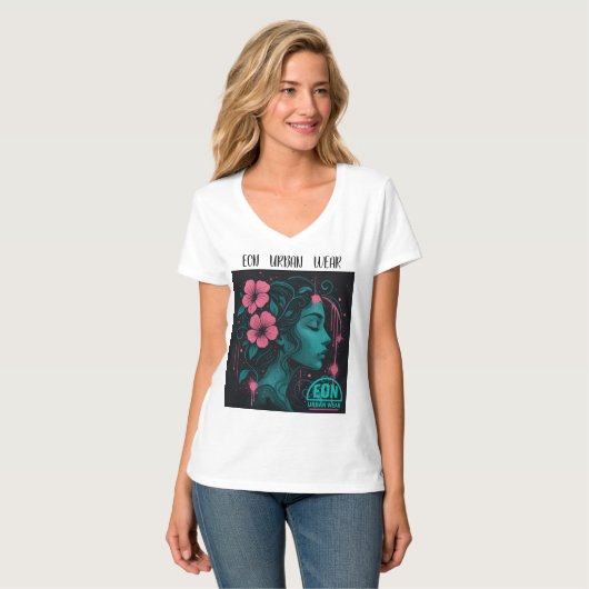 MUSA DE LAS FLORES T-SHIRT (Voorkant volledig)