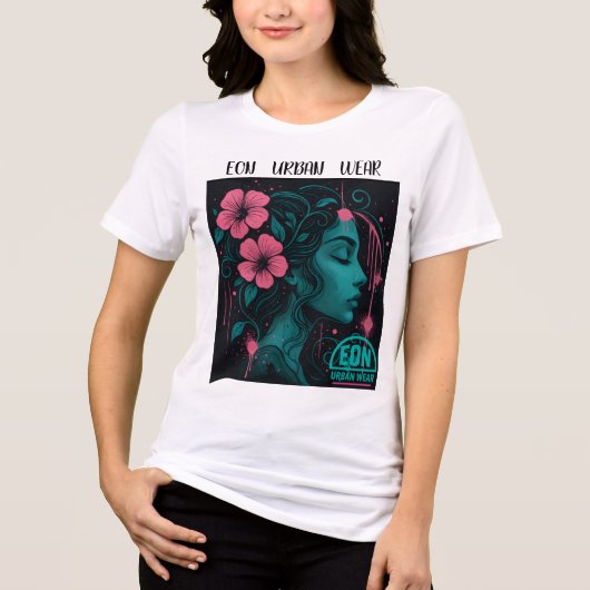 MUSA DE LAS FLORES Tri-Blend SHIRT (Voorkant)
