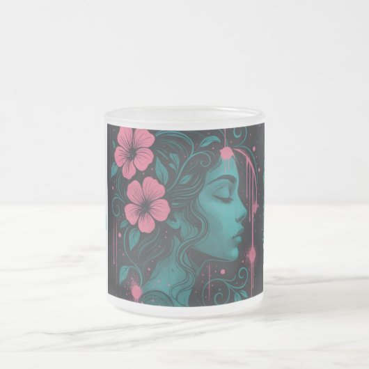 MUSA FLORAL MATGLAS KOFFIEMOK (Center)