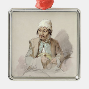 Musa - uit Kashgar, c.1855 Metalen Ornament